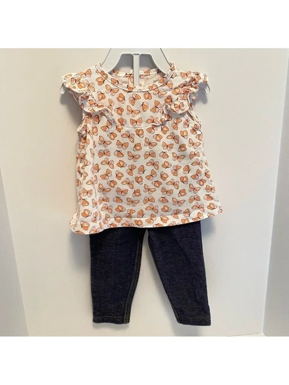 Carter's Baby Girls Top/ Bodysuit/ Bottoms/ Jacket 5 Piece Bundle Size 9 Months